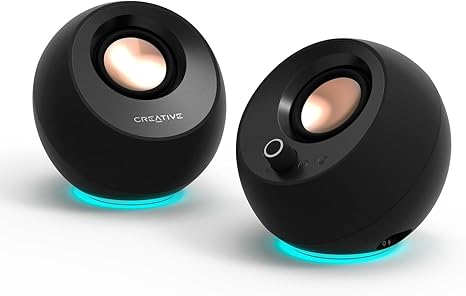 Creative Pebble Pro (Black) Minimalist 2.0 USB-C Computer Speakers