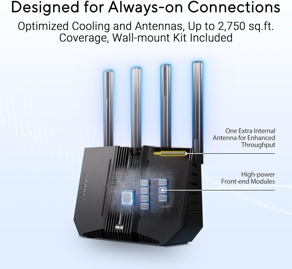 ASUS RT-BE92U BE9700 Tri-Band WiFi 7 Router